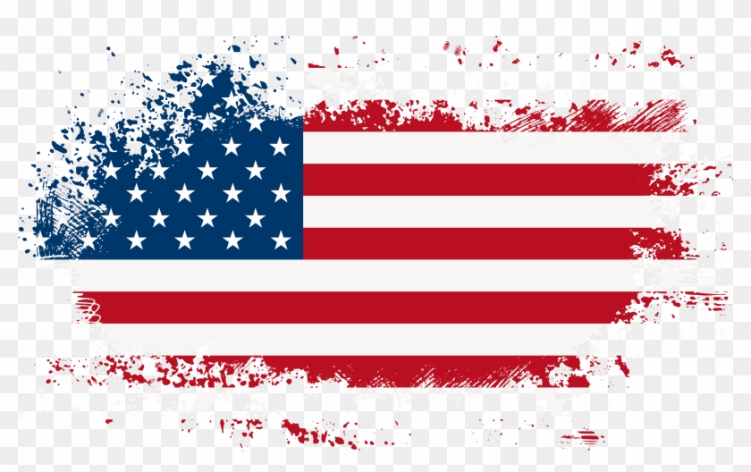 America Flag Png Clip Art Image - July 4th Flag Png Transparent Png