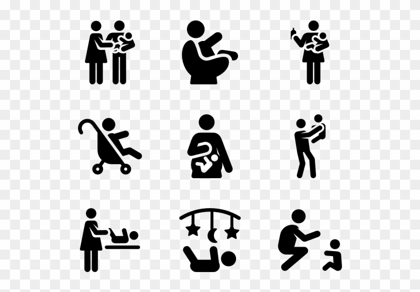 Baby Pictograms - Maternidad Icono Clipart
