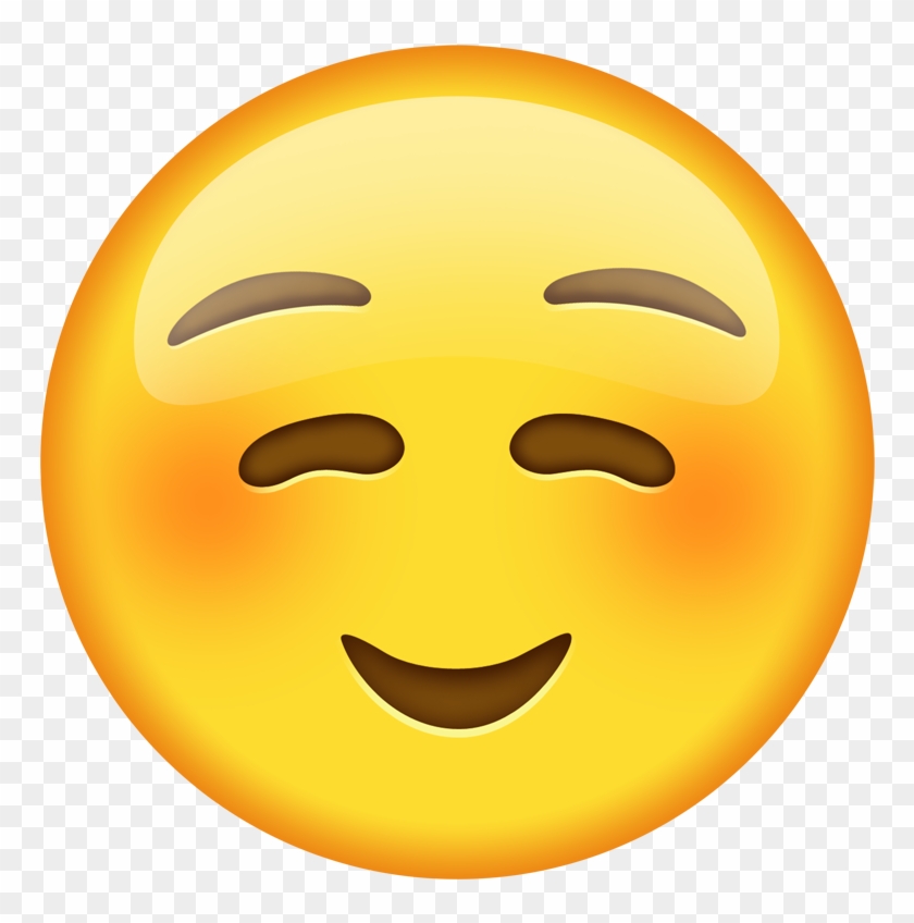 900 X 900 7 - Blushing Face Emoji Png Clipart