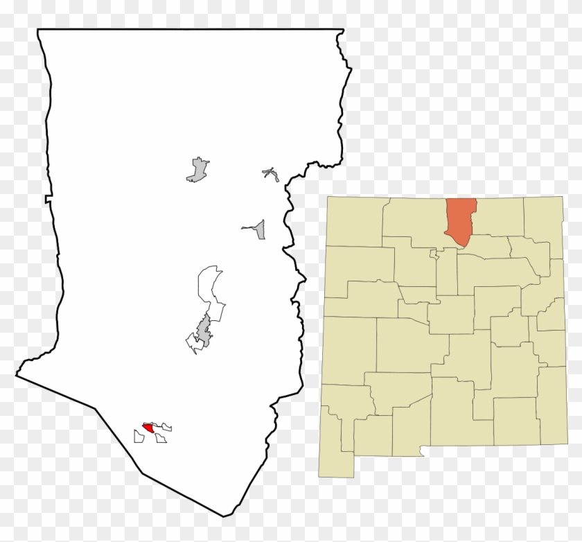 Picuris Pueblo Location On New Mexico Map Clipart