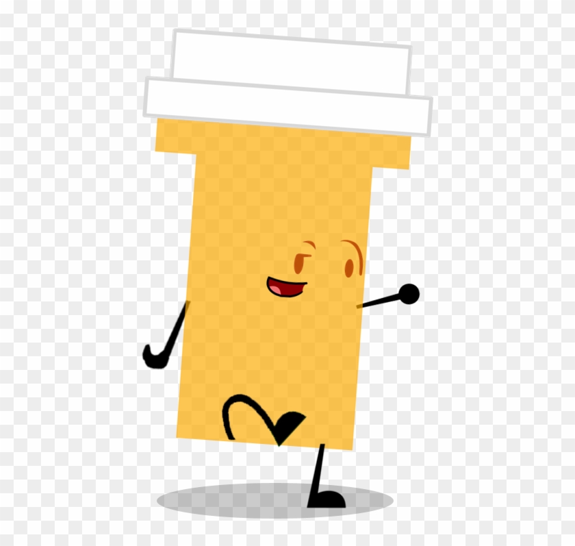 Pill Bottle Bfdi , Png Download - Pill Bottle Png Transparent Clipart