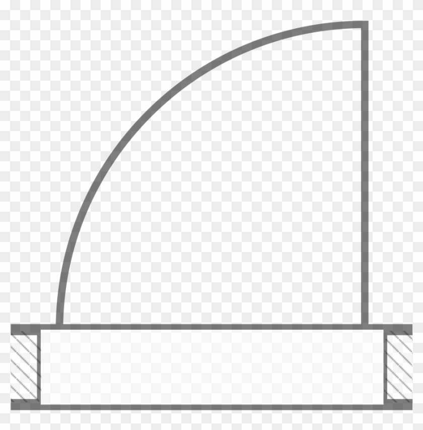 Architectural Plan, Door1 - Door Floor Plan Png Clipart