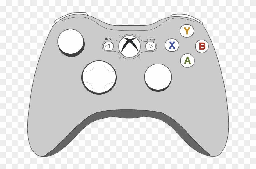 Xbox360-controller - Game Controller Clipart