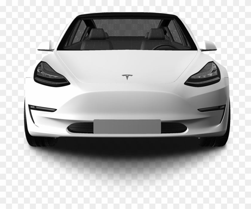 1800 X 752 14 - Tesla Model 3 White Front Clipart #950619