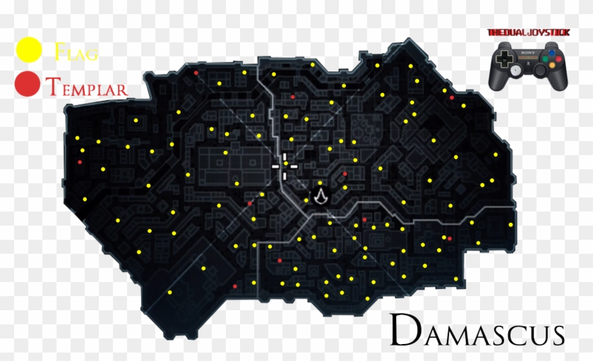 Assassin's Creed Images Assassin's Creed Damascus Flags - Assassin's Creed Templar Locations Clipart #950670