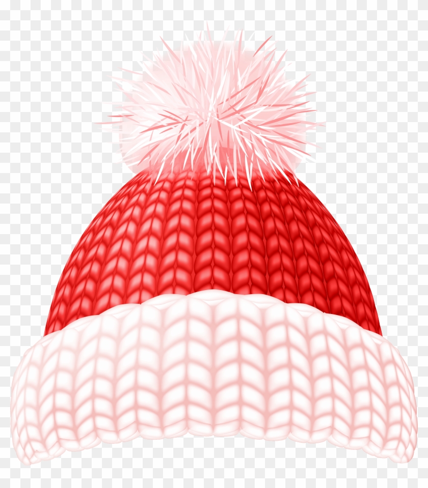 Red Winter Hat Clip Art Image - Illustration Winter Cap Png Transparent Png #951009