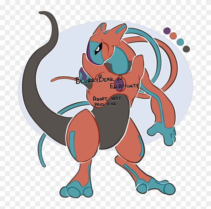 Deoxys , Png Download - Cartoon Clipart