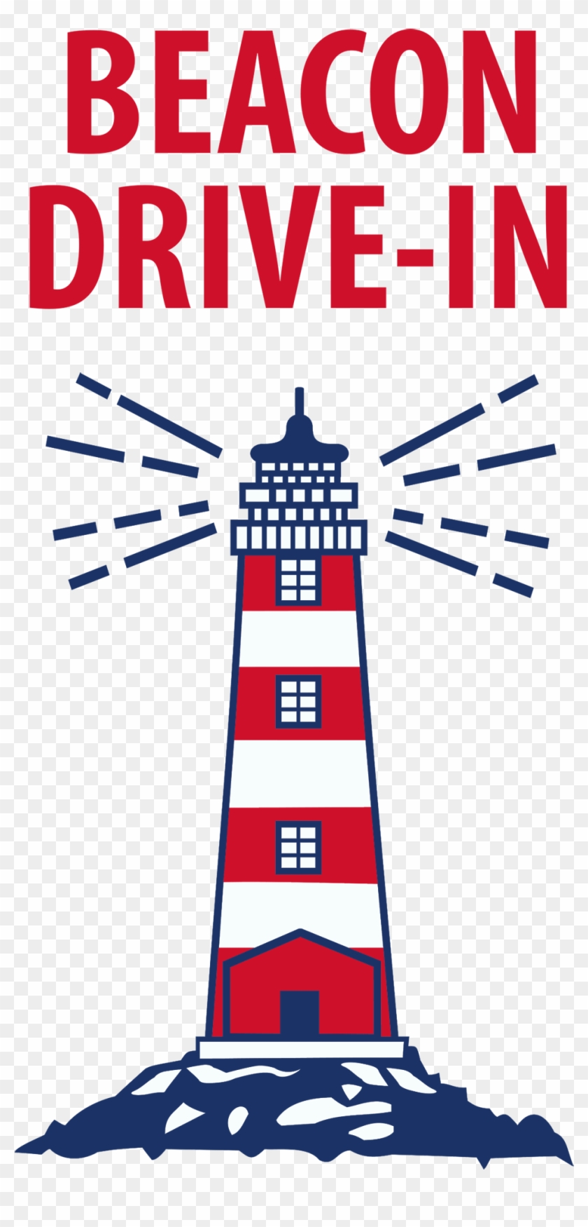Lighhouse Clipart Labor Day - Beacon Drive In Logo - Png Download #951362