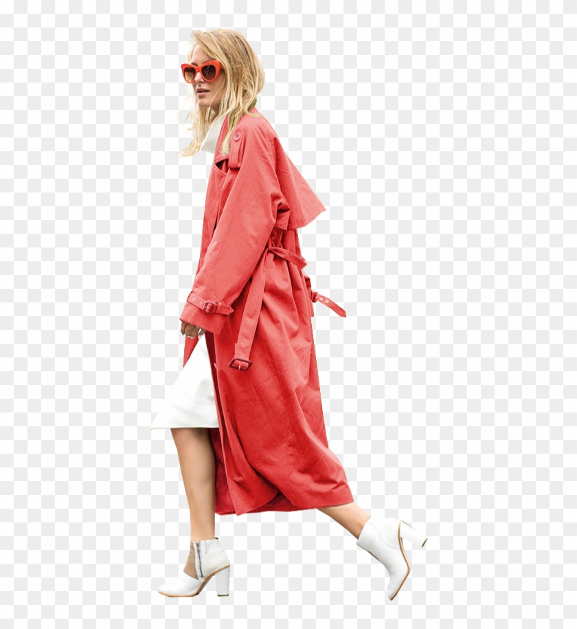 Woman Walking Salmon - Architecture People Png Clipart #951570