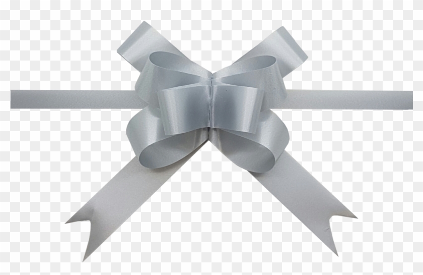 Pastel Silver Pull Bows-pale Grey Pull Bows Clipart