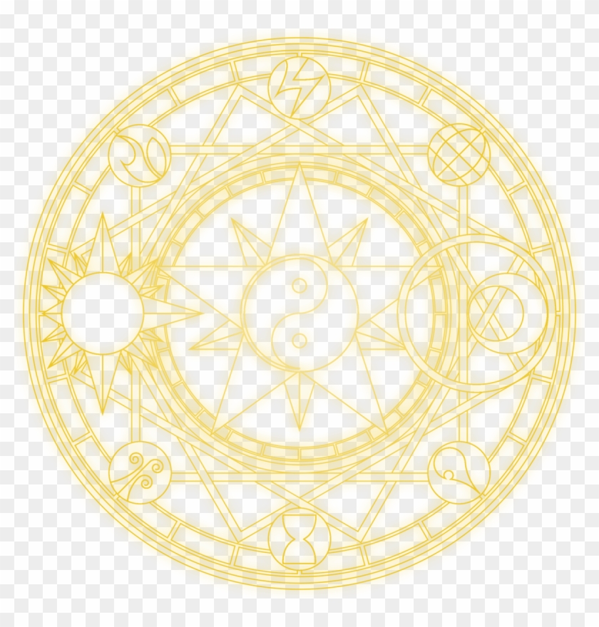 Go To Image - Magic Circle Anime Png Clipart #951926