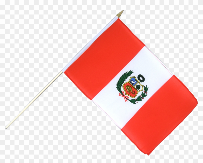 Peru Flag Png - Drapeau Du Pérou Png Clipart