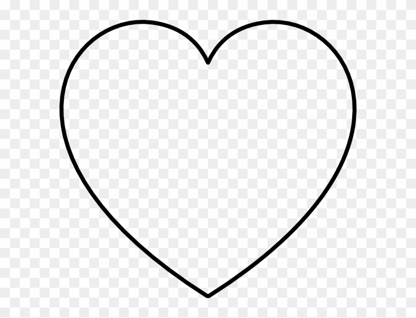 Clip Arts Related To - Large Heart Template - Png Download