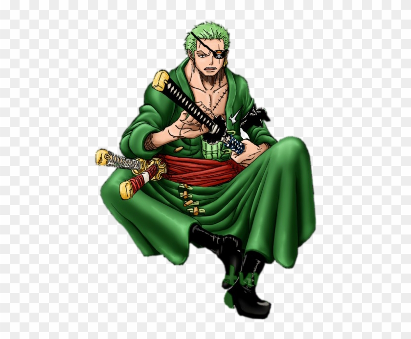 Zoro With Eye Patch - Manga One Piece 930 Clipart