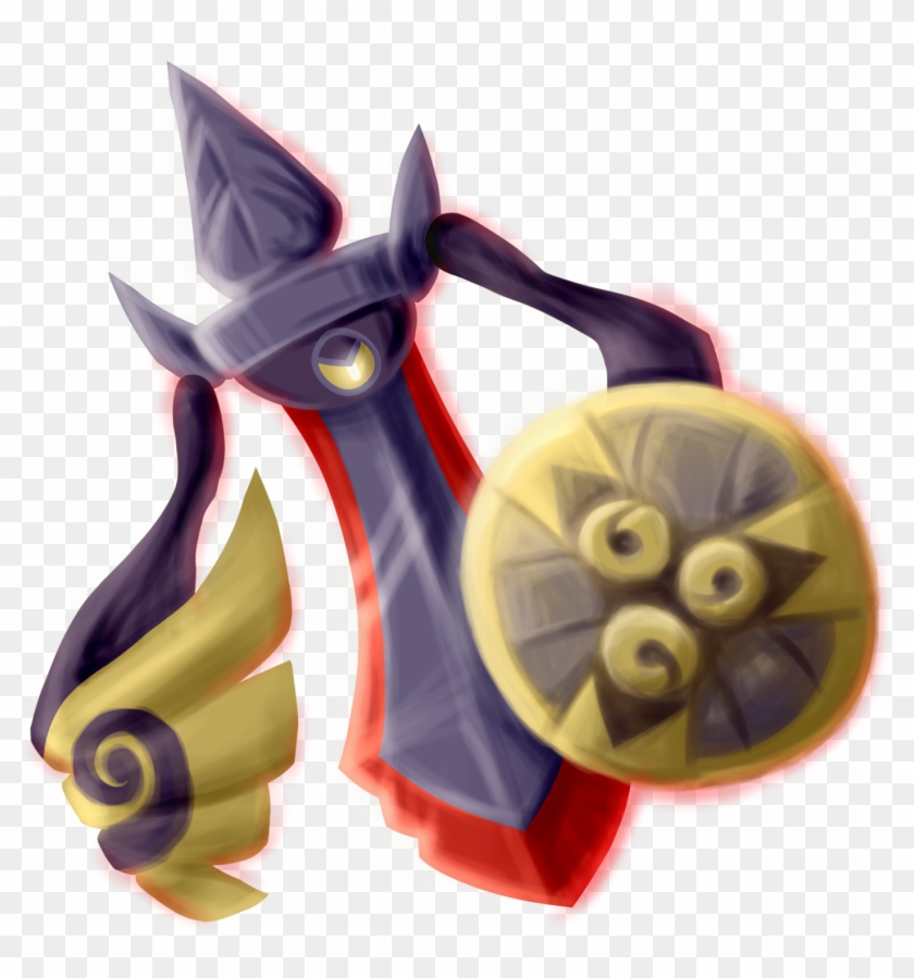 1mib, 1600x1600, Aegi - Shiny Aegislash Art Clipart