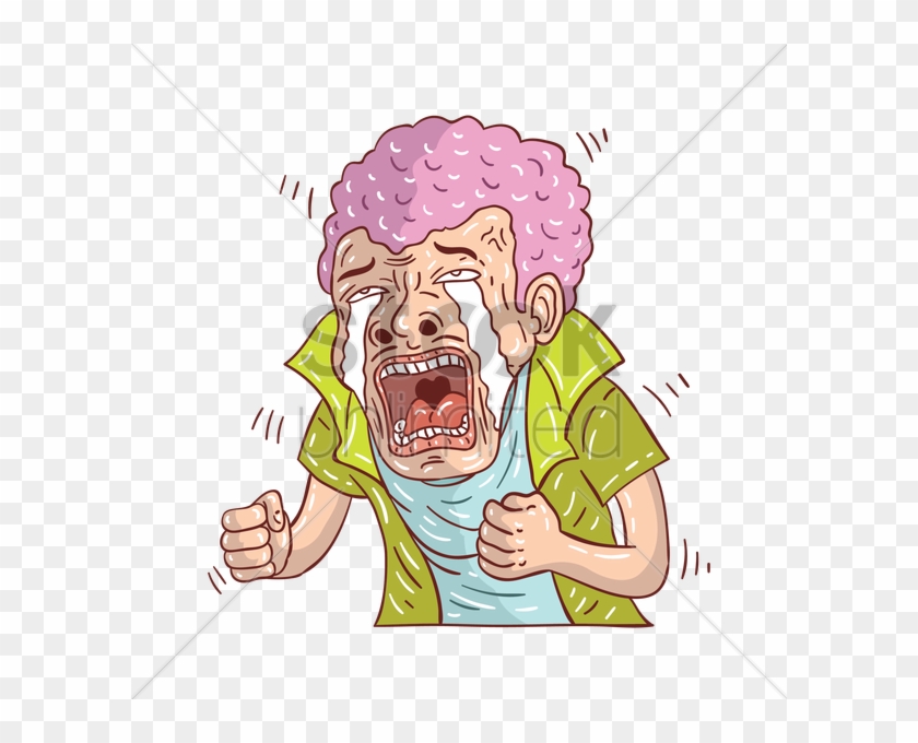 Crying Clipart Transparent - Cartoon Man Crying - Png Download #953196
