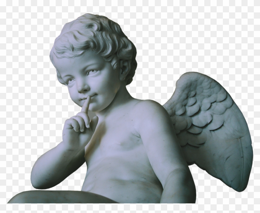 Angel, Wing, Little Angel, Love, Guardian Angel, Female - Baby Angel Statue Png Clipart