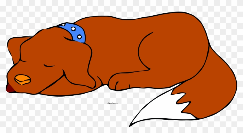 Dog Sleeping Brown Color Clipart Png Transparent Png