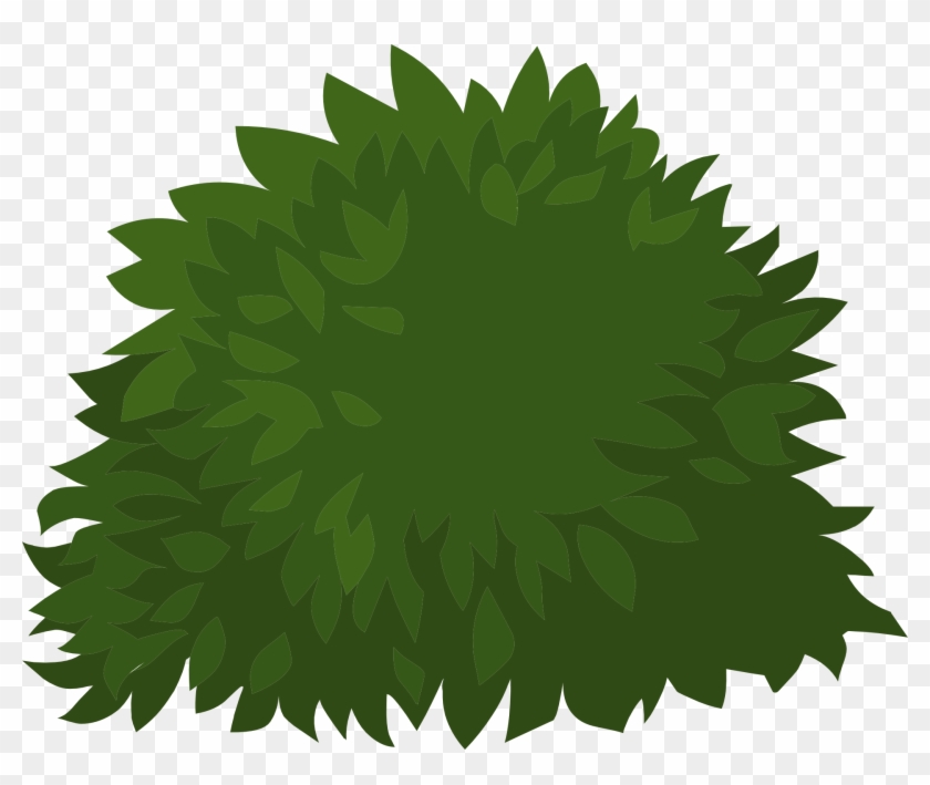 Green Plants Leaves Leafy Flora - Semak Semak Png Clipart
