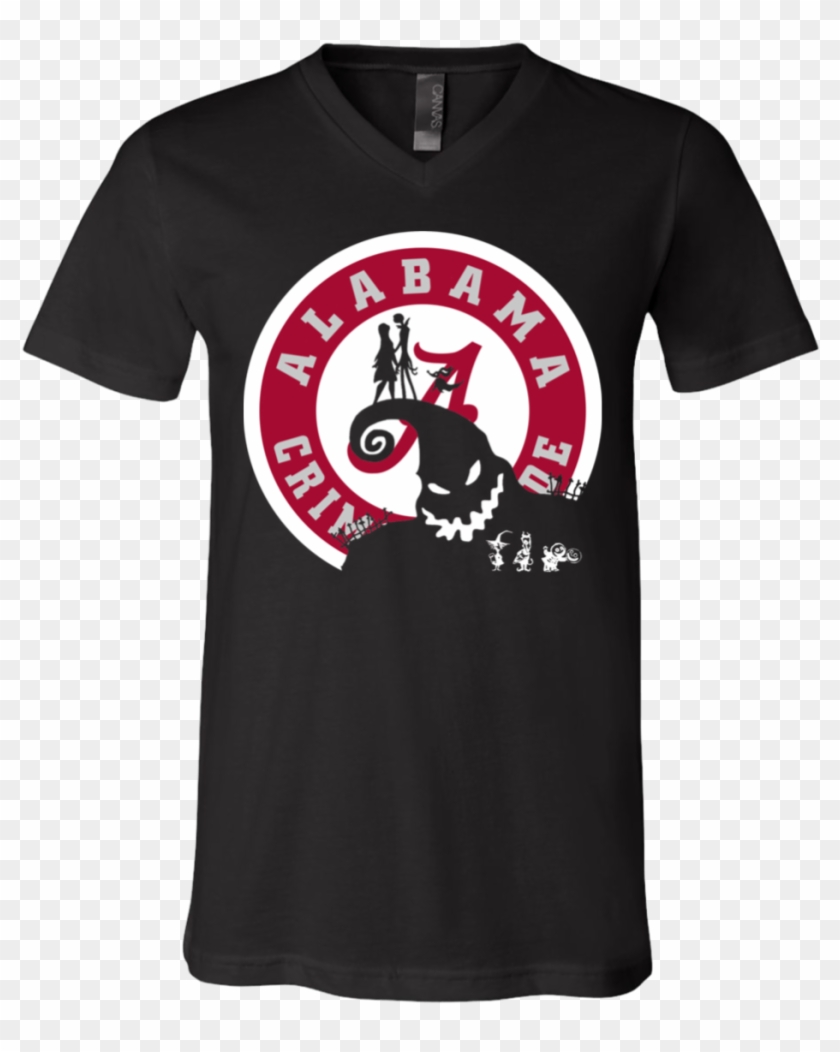 Jack Skellington And Sally Alabama Halloween Shirt - Scott Frost Nebraska Shirt Clipart