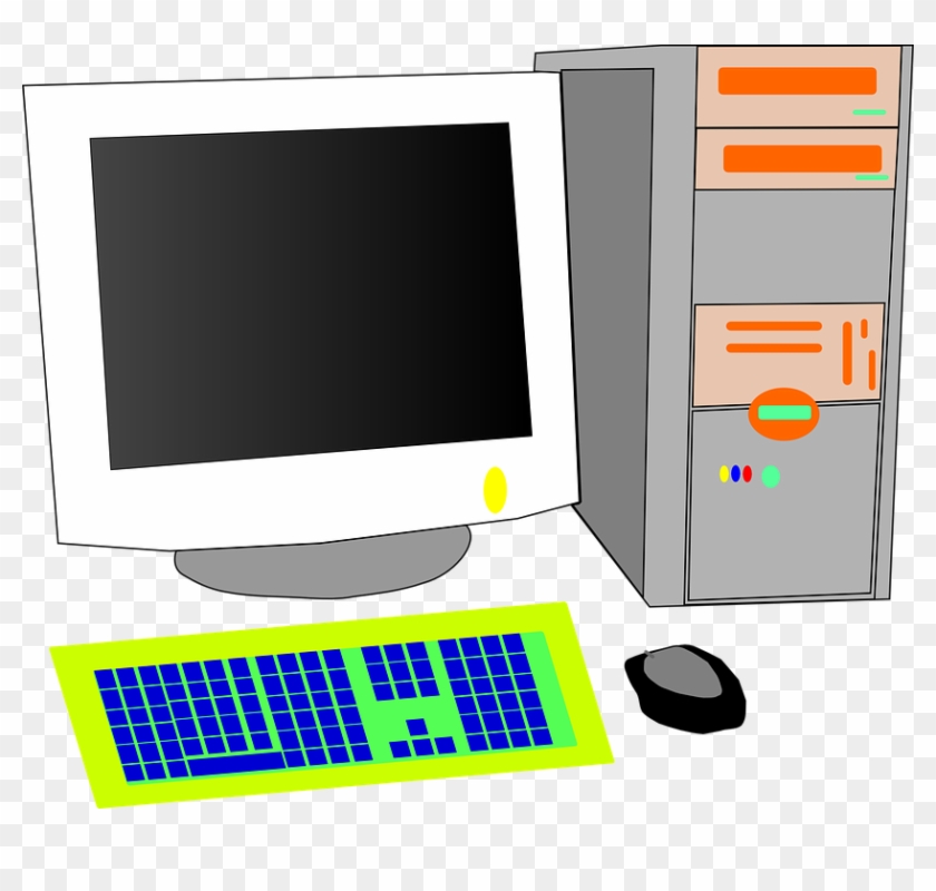 Pc Clipart Small Computer - Pc Clip Art - Png Download #953830