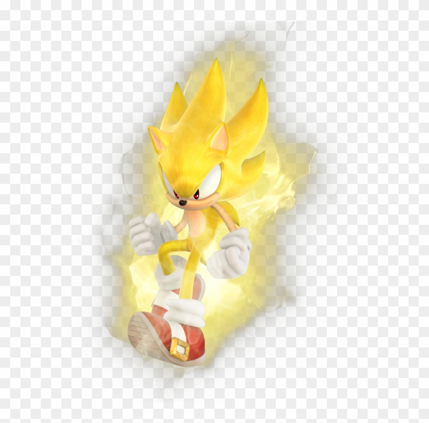 Super Sonic - Super Sonic And Super Shadow Clipart #954022