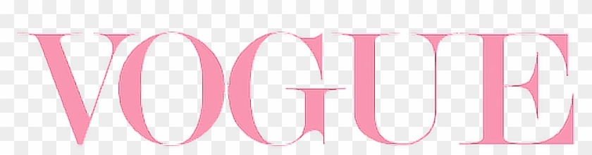 Vogue Tumblr Quotes & Sayings Ftestickers Pink - Pink Vogue Logo Transparent Clipart