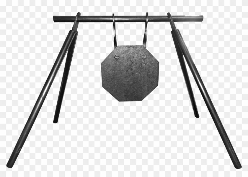 24″ Pipe Stand With 10″ Octagon Target - Swing Clipart