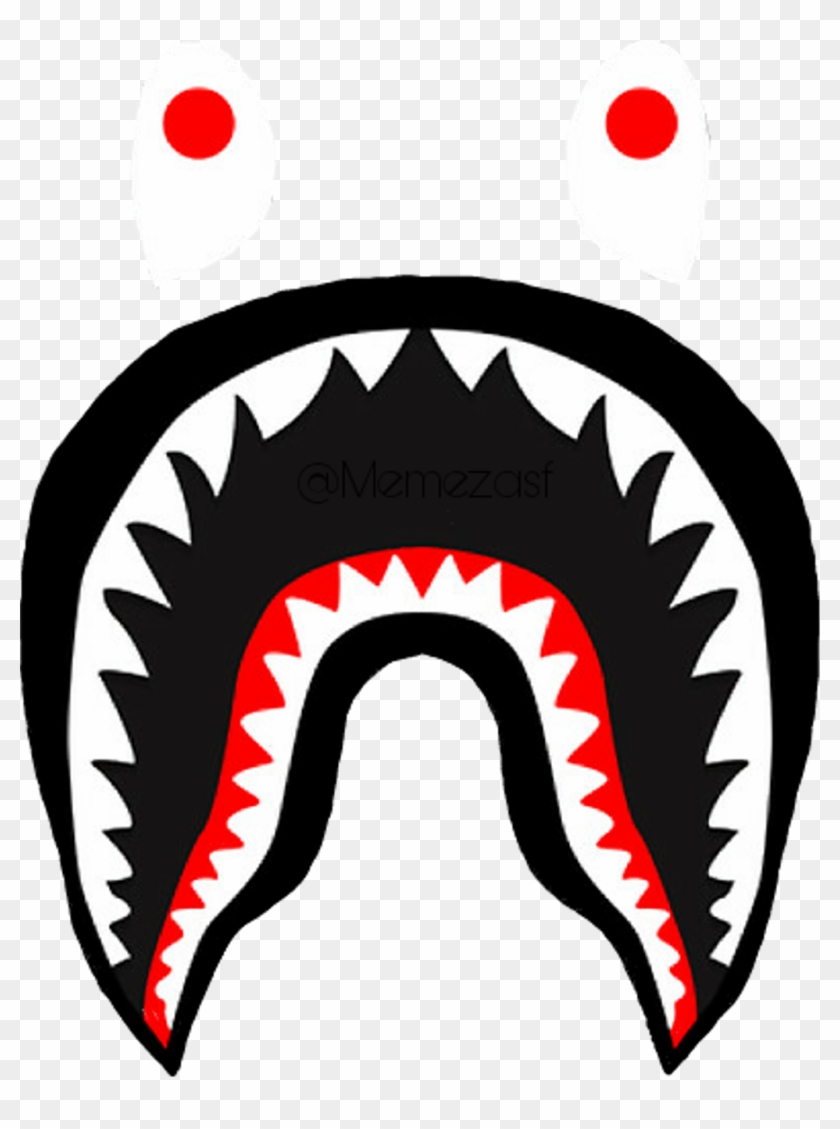 Bape Sticker - Bape Shark Wallpaper Hd Clipart #954563