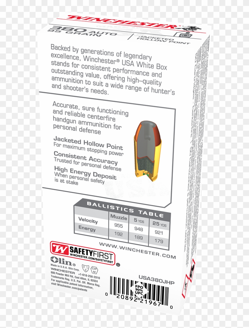 Usa380jhp Box Image - Box Clipart