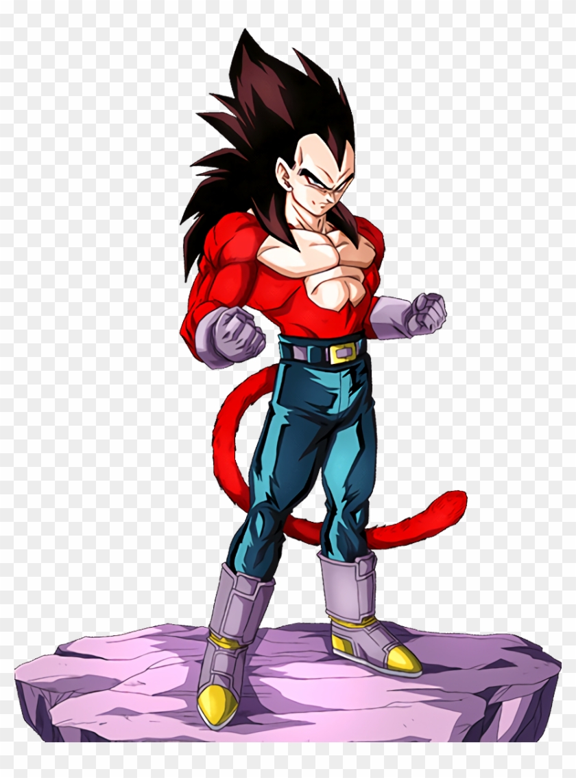 #dokkanbattle [crimson Flare] Super Saiyan 4 Vegeta - Dragon Ball Vegeta Ssj4 Clipart
