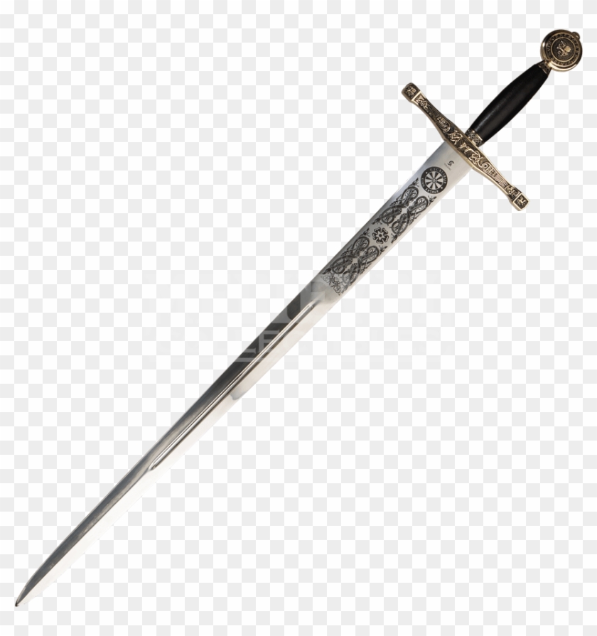 Minecraft Excalibur Sword Bronze Hilt Excalibur Sword - Sword Transparent Clipart #955072