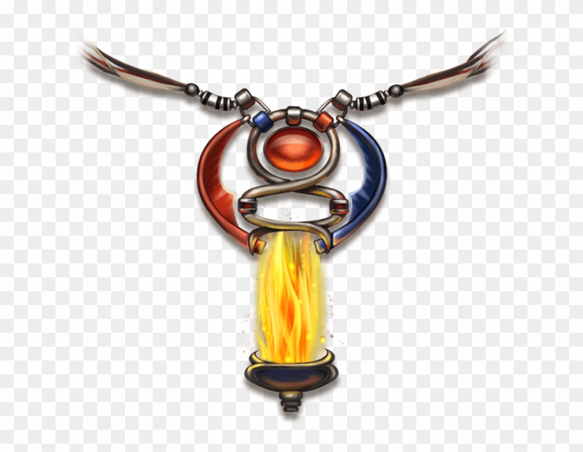 Magic Fire Pillar - Amber Clipart