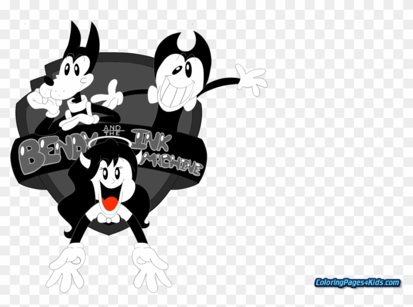 Bendy And The Ink Machine Coloring Pages Alice Angel - Bendy And The Ink Machine Clipart #955906