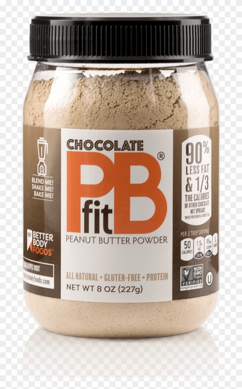 8 Oz Chocolate Peanut Protein Powder Container - Pb Fit Clipart #955998
