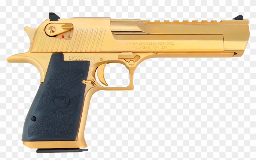 Desert Eagle Transparent Transparent Background - Gold Desert Eagle Png Clipart #956132