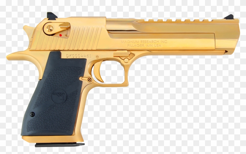 Desert Eagle Transparent Transparent Background - Gold Desert Eagle Png Clipart