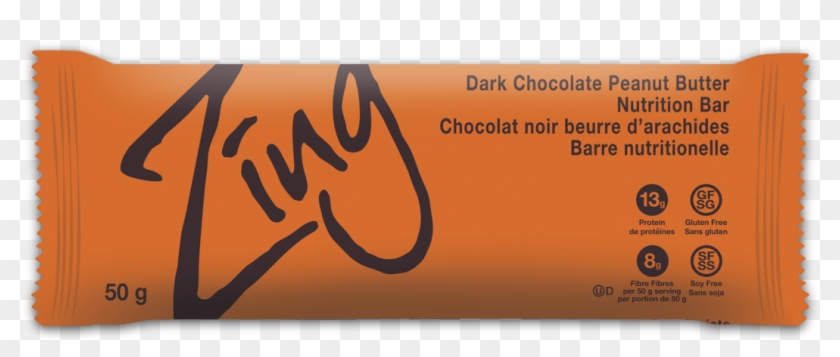 Dark Chocolate Peanut Butter, Png - Zing Bars Clipart #956161