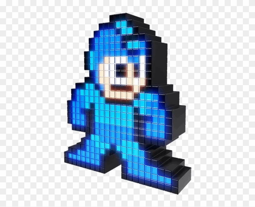 Mega Man Pixel Pals 8-bit Light Up Decoration - Pixel Pals Megaman Clipart #956302