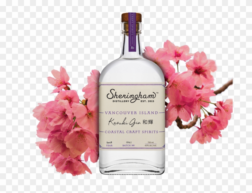 Kazuki Gin Sheringham Distillery - Glass Bottle Clipart