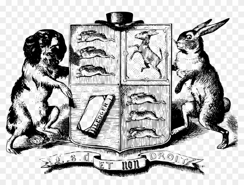 Big Image - Coat Of Arms Rabbit Clipart #956874