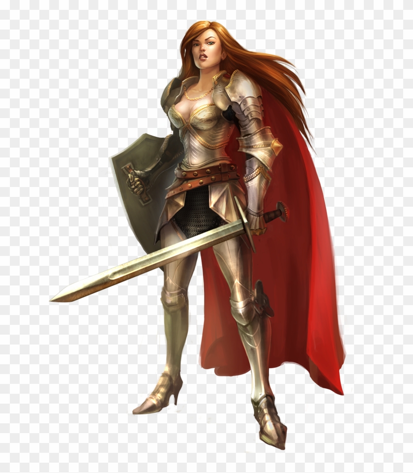 Woman Warrior Png Transparent Image - Female Warrior Png Clipart #956949