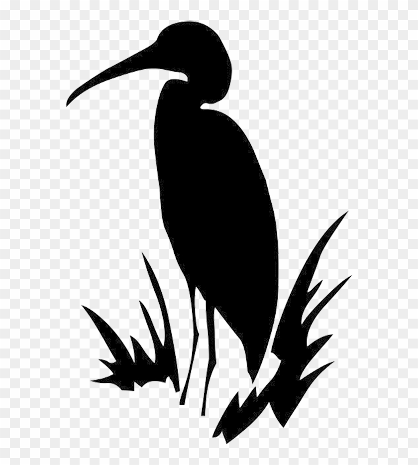 Silhouette Clip Art Color - Crane Bird Silhouette Clip Art - Png Download