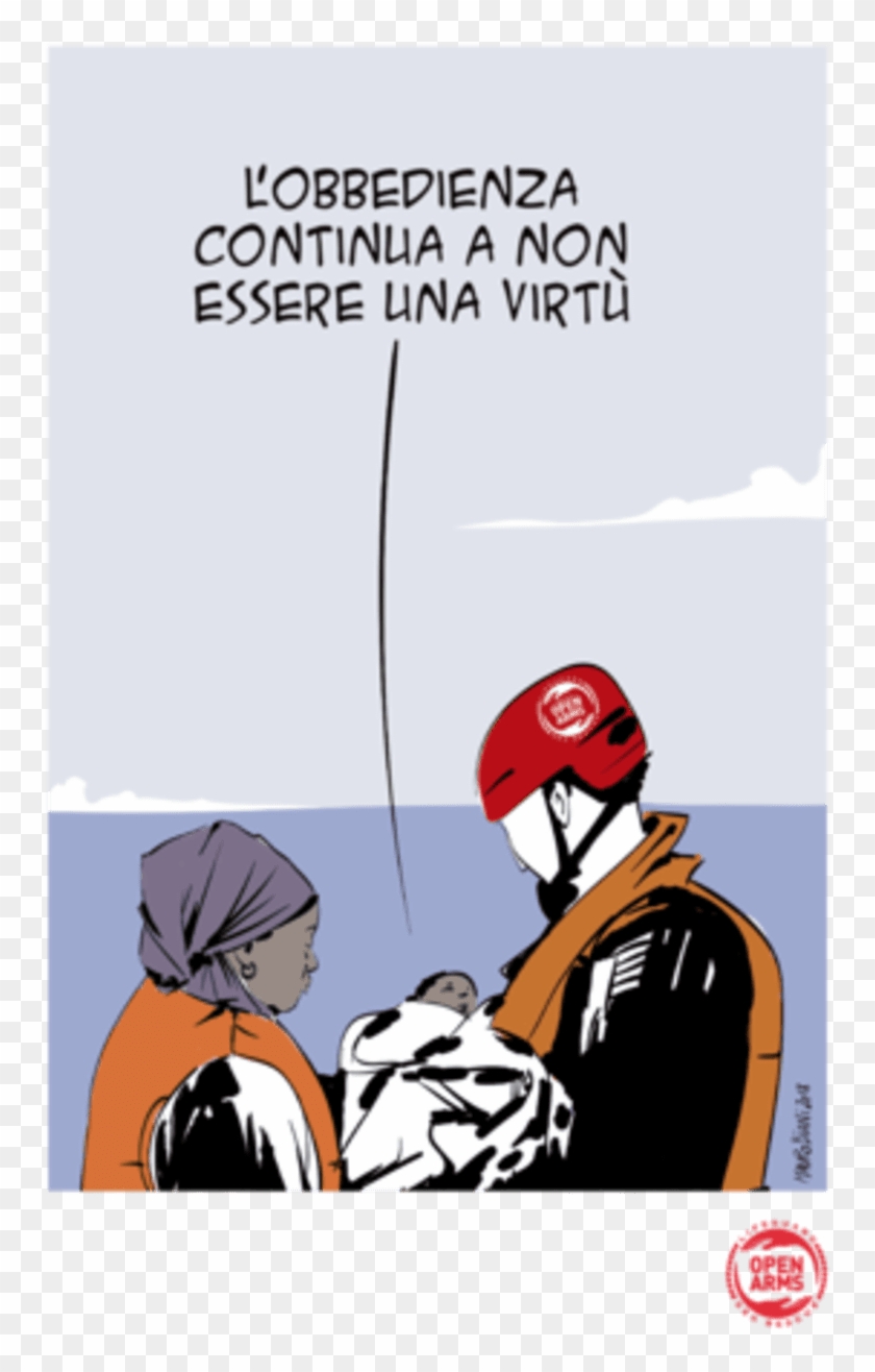 Open Arms Italia Non Profit - Poster Clipart