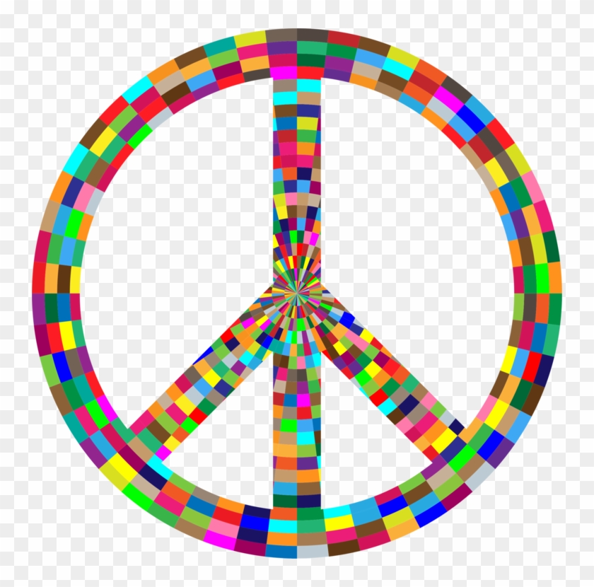 Peace Symbols Hippie Love - Hippies Sign Without Background Clipart
