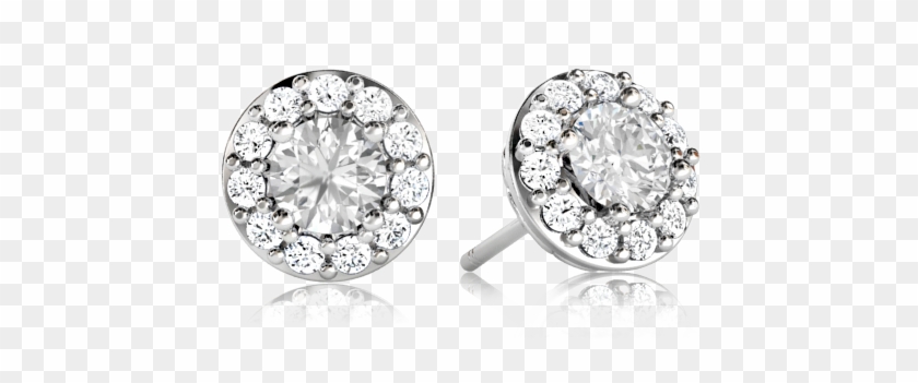 Diamond Earring Png - Platinum Clipart