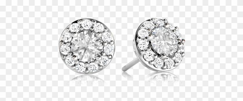 Diamond Earring Png - Platinum Clipart #957556