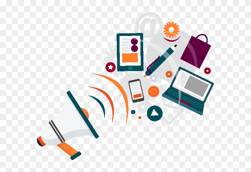Digital Marketing - Medios De Publicidad Y Promocion Clipart