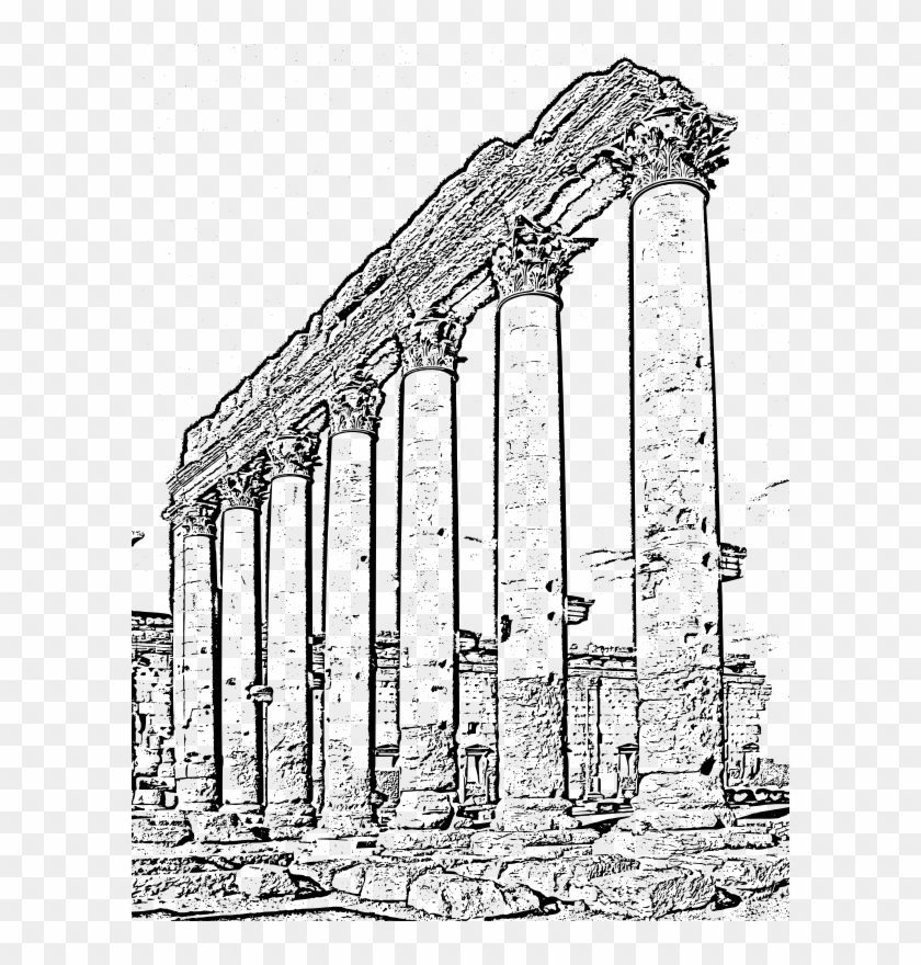 Medium Image - Roman Ruins Clipart - Png Download #957790