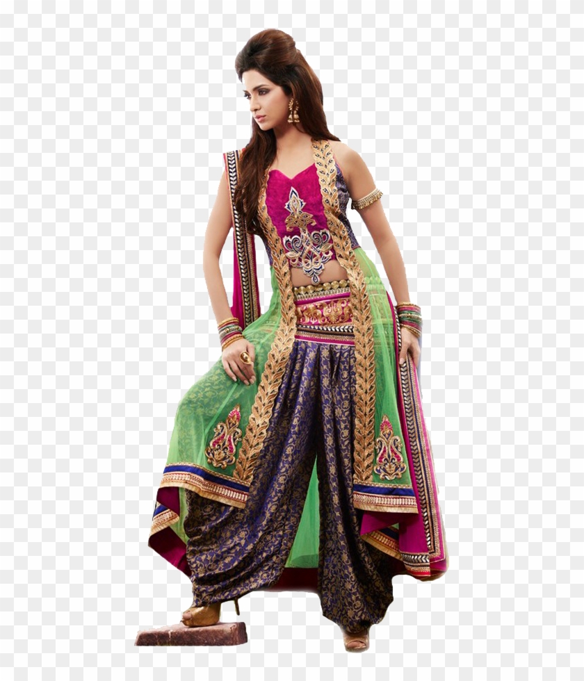 Shalwar Kameez Patiala Churidar Anarkali Suit Sirwal - Churidar Png Clipart #957791
